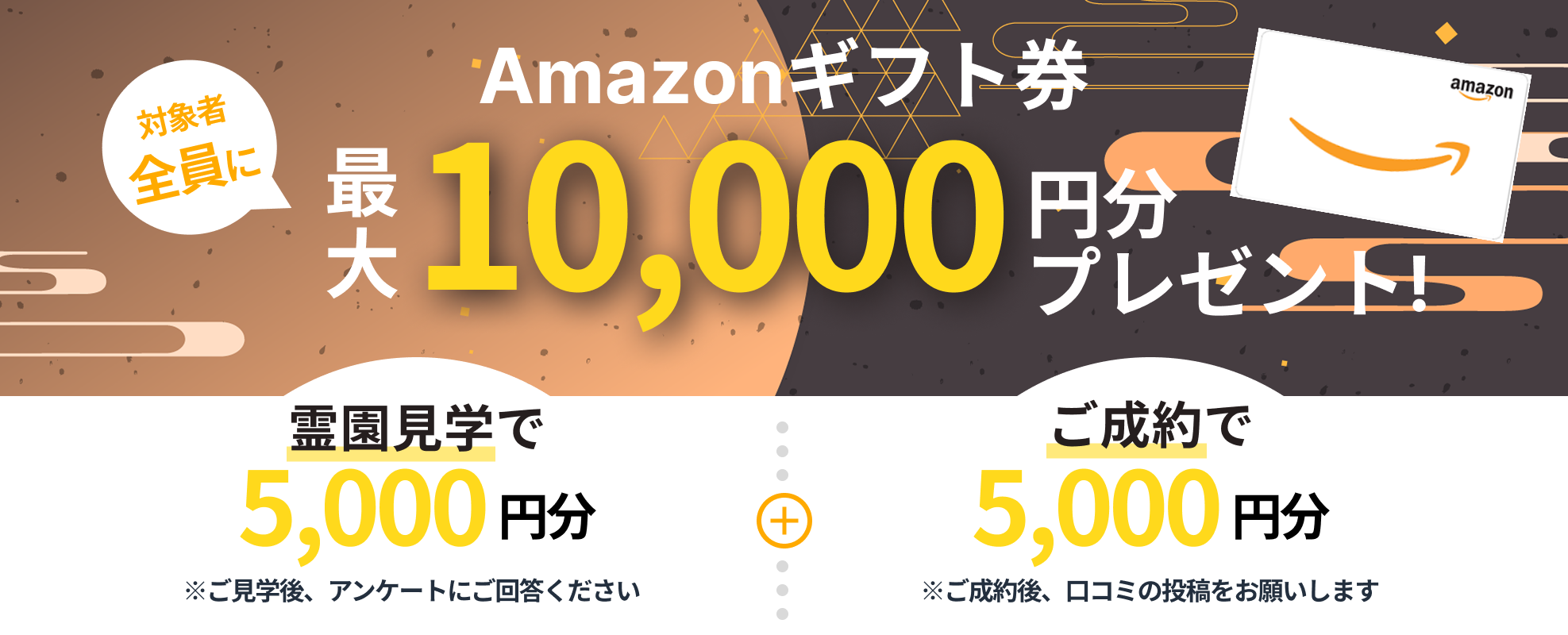 Amazonギフト券プレゼントキャンペーン実施中